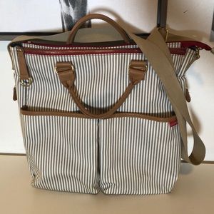 Striped skip hop diaper bag